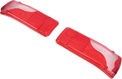 2PCS Chassis Cab Rear Light Lens Rear Lamp Lens Taillight Cover Replacement for Scania 5 Series P R Cabs with Shockproof ABS Material Clear Lighting Fit OEM 0008262056 1784670 in Saudi Arabia