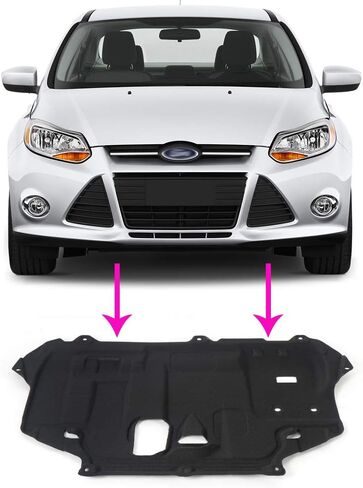 G-Plus Front Splash Shield تحت غطاء الرادياتير المحرك متوافق مع Ford C-Max 2013-2018 / Focus 2012-2018 / Transit 2014-2017 in Saudi Arabia