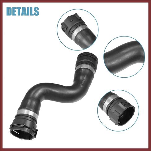 Engine Radiator Coolant Heater Hose Engine Water Pipe Fit for BMW X3 3.0si 3.0L L6 - Gas 2007-2008 No.17123424499- Pack of 1 Replace Parts in Saudi Arabia