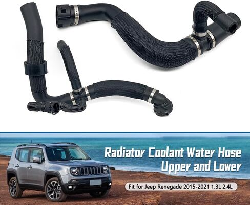خرطوم سائل التبريد العلوي والسفلي مناسب لـ Jeep Compass 2.4 2017-2022 ، أنبوب منفذ المبرد المحرك يحل محل 53372349 68380330AA 68380330AB 68249896AC ، حزمة 2 in Saudi Arabia