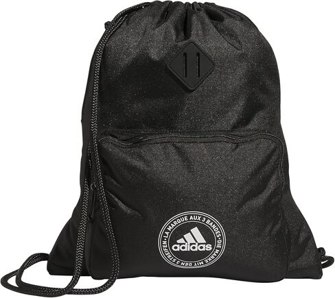 adidas Classic 3S 2.0 Sackpack, Twill Onix Grey/Black, One Size Fits All in Saudi Arabia