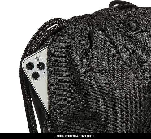 adidas Classic 3S 2.0 Sackpack, Twill Onix Grey/Black, One Size Fits All in Saudi Arabia