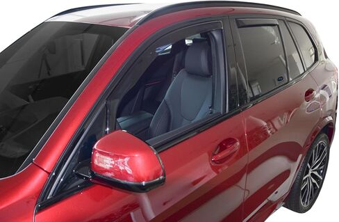 في قناة Rain Guards for Car Windows 2019-2025 BMW X5 (G01) ، انحرافات تنفيس النافذة المتينة ، Fit Custom ، All Weather 4 PCS. in Saudi Arabia
