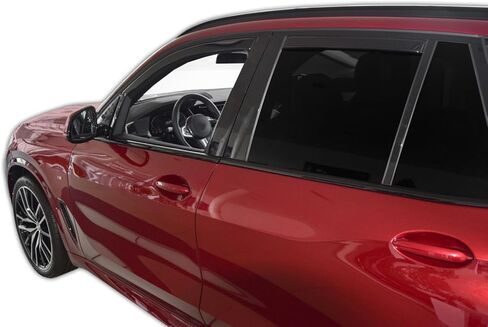 في قناة Rain Guards for Car Windows 2019-2025 BMW X5 (G01) ، انحرافات تنفيس النافذة المتينة ، Fit Custom ، All Weather 4 PCS. in Saudi Arabia