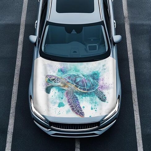 Boho Style Car Hood Cover Floral Flowers Blossom Outdoor Foldable Protective Cover for Car Hood Cover Protector,Gift for Women in Saudi Arabia