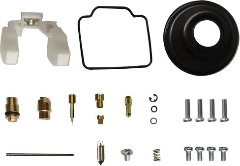 Carburetor Rebuild Repair Kit for Yamaha Bear Tracker 250 2WD (1999-2004), Big Bear 350 (1999), Wolverine 350 (1996-2005) YFM350 ATV Carb Kit Float Diaphragm Needle Jet in Saudi Arabia