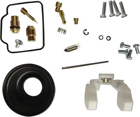 Carburetor Rebuild Repair Kit for Yamaha Bear Tracker 250 2WD (1999-2004), Big Bear 350 (1999), Wolverine 350 (1996-2005) YFM350 ATV Carb Kit Float Diaphragm Needle Jet in Saudi Arabia