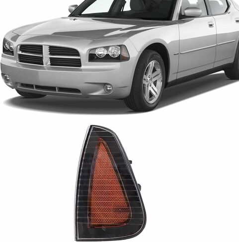 لعام 2006 2007 2008 2009 2010 Dodge Charger Side Marker Light - Fits Side Side - Pront Side Marker Light - يشمل العدسات والسكن والمصباح in Saudi Arabia