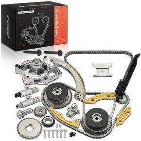 مجموعة سلسلة توقيت محرك A -premium مع مضخة المياه متوافقة مع شيفروليه ، GMC و Buick Cars - Exhinox 2011-2017 ، Malibu ، Impala ، Captiva Sport ، Orlando ، Terrain ، Lacrosse ، Verano ، Regal - 2.4L. in Kuwait