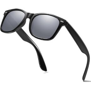 Retro Rewind Classic Polarized Sunglasses for Men Women Driving Sun glasses Shades 80's Square Frame in Kuwait