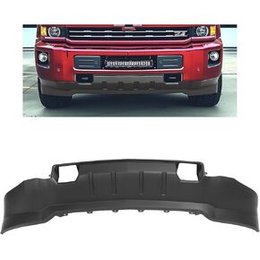 HECASA Front Bumper Valance Compatible with 2015-2019 Chevrolet Chevy Silverado 2500 3500HD 22978557 GM1092252 Plastic (PP) Black in Kuwait