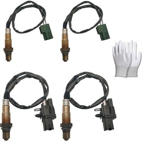 Oxygen Sensor Upstream & Downstream O2 Sensor Fit for Infiniti QX56 2004-2006, for Nissan Armada 2005-2006/Nissan Titan 2004-2006, Oxygen O2 Sensor 4PCS Replace OE# 234-5060, 234-4835 in Saudi Arabia