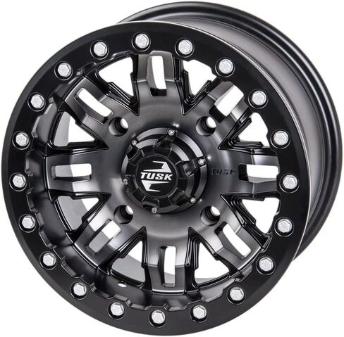 Tusk 4/156 Teton Beadlock Wheel 15x7 5.0 + 2.0 Gun Metal/Black متوافق مع Polaris RZR Pro XP 4 Ultimate 2020-2025 in Saudi Arabia