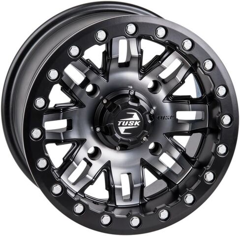 Tusk 4/156 Teton Beadlock Wheel 15x7 5.0 + 2.0 Gun Metal/Black متوافق مع Polaris RZR Pro XP 4 Ultimate 2020-2025 in Saudi Arabia
