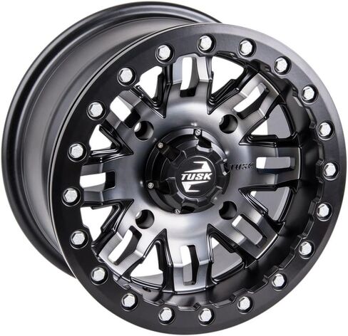 Tusk 4/156 Teton Beadlock Wheel 15x7 5.0 + 2.0 Gun Metal/Black متوافق مع Polaris RZR Pro XP 4 Ultimate 2020-2025 in Saudi Arabia