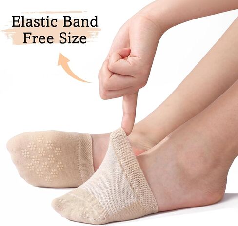 Jspupifip 15 Pairs Half Socks for Women, No Show Toe Topper Socks for Shoes Hidden Toe Covers for Women Multiple Shoes in Saudi Arabia