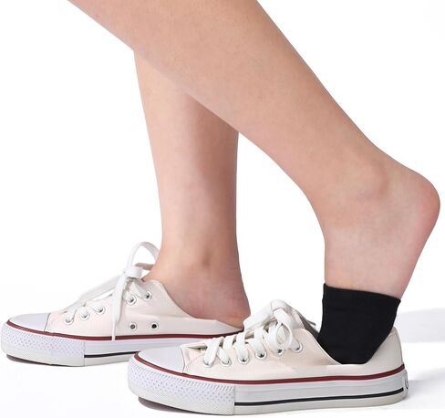 Jspupifip 15 Pairs Half Socks for Women, No Show Toe Topper Socks for Shoes Hidden Toe Covers for Women Multiple Shoes in Saudi Arabia