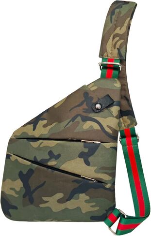 حقيبة حبال صغيرة من Dyalsa للنساء ، Canvas Fanny Pack Crossbody Bags Coasouflage Bag مع حزام in Kuwait