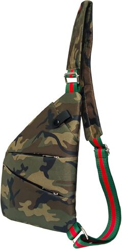 حقيبة حبال صغيرة من Dyalsa للنساء ، Canvas Fanny Pack Crossbody Bags Coasouflage Bag مع حزام in Kuwait