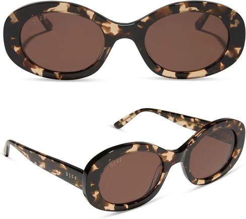 Diff Lainey Designer نظارات شمسية بيضاوية للنساء UV400 in Kuwait