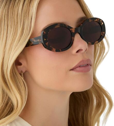 Diff Lainey Designer نظارات شمسية بيضاوية للنساء UV400 in Kuwait