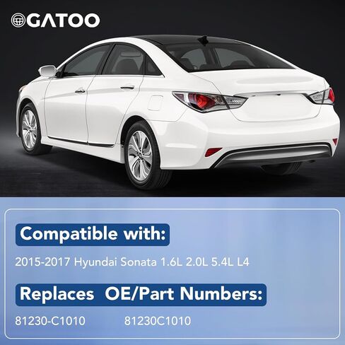 قفل الجذع الخلفي البوابة فتحة الباب الخلفي قفل محرك Lattgate ملاءمة لعام 2015 2015 2017 Hyundai Sonata 1.6L 2.0L 5.4L مع استبدال الكابل ، استبدل 81230-C1010 81230C1010 in Saudi Arabia