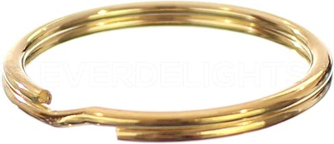 CleverDelights 1.25" Key Fob Hardware Set with Key Rings - 25 Sets - Gold Color - 1 1/4 Inch Lanyards Key Chains in Saudi Arabia