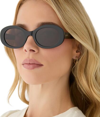 Diff Lainey Designer نظارات شمسية بيضاوية للنساء UV400 in Kuwait