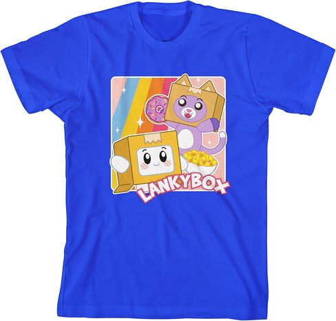 BioWorld Lankybox Boxy & Foxy Crew Neck Short Shirt in Kuwait