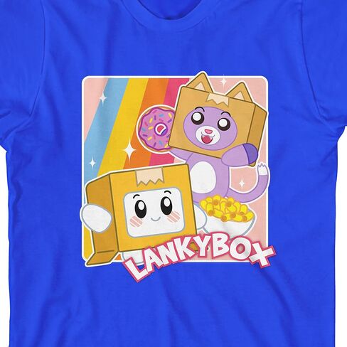 BioWorld Lankybox Boxy & Foxy Crew Neck Short Shirt in Kuwait