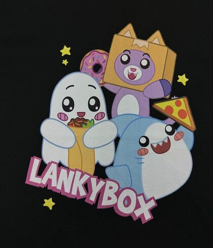 BioWorld Lankybox Boxy & Foxy Crew Neck Short Shirt in Saudi Arabia