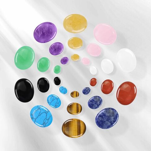 30pcs Heart Stones Bulk Heart Shaped Rocks Stones Natural Hearts Healing Crystals Gemstones Set Bulk Love Stone Balancing Chakra Reiki Meditation Gifts for Women in Saudi Arabia