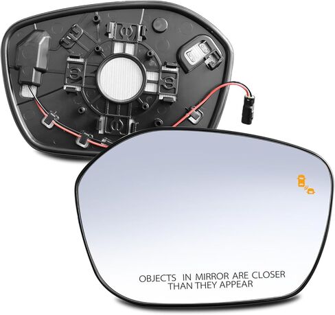 Passenger Right Side Mirror Glass - Compatible with Honda & Acura Vehicles - Civic 2022-2025, Integra 2022-2025, with Heated/Blind Spot Detection, without Auto Dimmig, Replace# 76203T20A21 in Kuwait