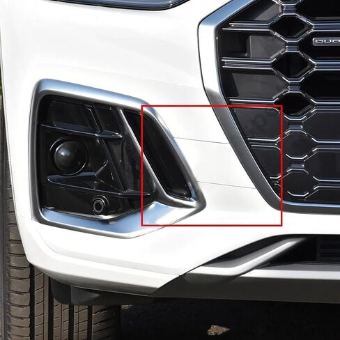 Front Bumper Tow Hook Hole Eye Cover Cap for Audi Q5 SQ5 80A807241A 2021 2022 2023 (Black) in Saudi Arabia