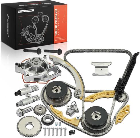 A-Premium Engine Timing Chain Kit with Water Pump Compatible with Chevrolet, GMC & Buick Cars - Equinox 2011-2017, Malibu, Impala, Captiva Sport, Orlando, Terrain, LaCrosse, Verano, Regal - 2.4L in Saudi Arabia
