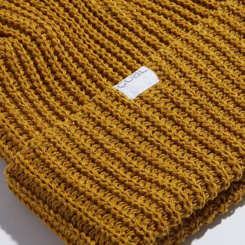 Coal Men's The Eddie Recycled Rib Knit Beanie Hat in Saudi Arabia
