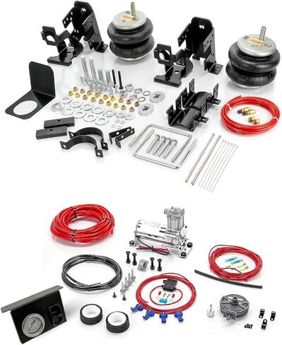6,000 Lbs Rear Air Bags Suspension Kit for 1999-2004 Ford F250 F350 2008-2010 Ford F250 F350 2WD 4WD Truck Towing, Replacement for Firestone 2550 Ride Rite Airbags for Trucks Rear Suspension in Kuwait