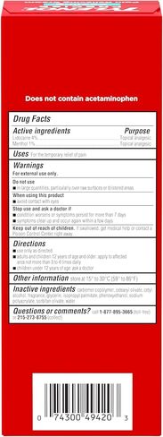 Tylenol Precise Nighttime Pain Relieving Cream, Topical Relief with 4% Camphor & 1.25% Menthol for Fast Acting & Penetrating Joint & Muscle Pain Relief, Calming Scent for Relaxation, 4 oz in Kuwait