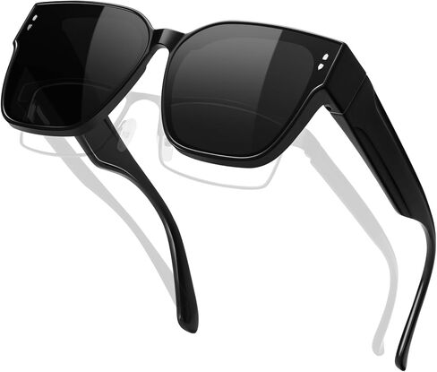 KANASTAL Oversized Over Glasses Sunglasses Womens Mens Polarized UV400 Trendy Fit Over Sun Glasses Fashion Square Shades in Kuwait