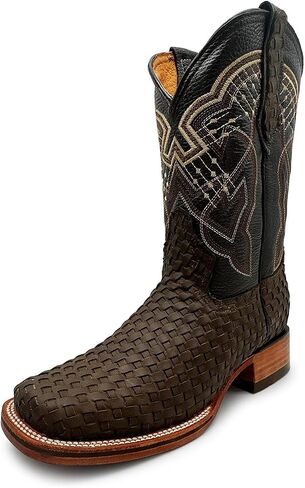 Men's Square Toe Cowboy Western Rodeo Petatillo Boot in Saudi Arabia