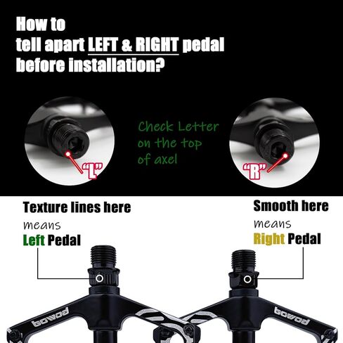 دواسات دراجة الطريق غير قابلة للتخطي، دواسات دراجات من الألومنيوم بدون مشبك، دواسات MTB خفيفة الوزن مسطحة مع محور فضي 9/16 بوصة، دواسات دراجة جبلية للشباب مع 12 دبابيس لدواسات دراجة ثلاثية العجلات لركاب المدينة in Kuwait