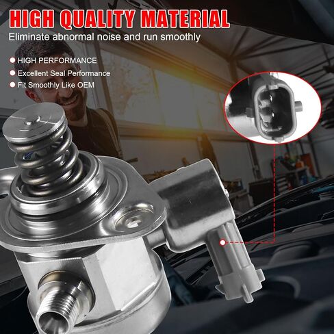 12641847 High Pressure Fuel Pump with Seal Gasket and Bolt EP1028 Compatible with Chevrolet Equinox, Malibu Impala Captiva Sport ，for GMC Terrain ，for Buick LaCrosse Verano Regal 2010-2017 2.4L in Kuwait