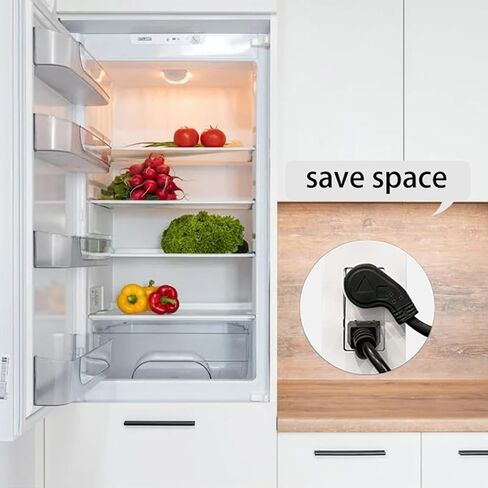 3 منافذ توصيل مسطحة داخلية وخارجية، موسع مخرج سلك، مدرج في قائمة UL، 16 مقياس 12 قدم أسود 3 شقوق سلك تمديد عالي التحمل منافذ متعددة، 16/3 SJTW 13A شريط طاقة مسطح in Kuwait