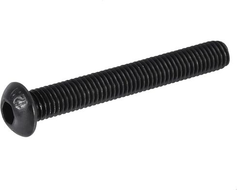 uxcell M8x55mm عرافة المقبس زر غطاء الرأس البراغي مسامير الكربون الصلب 10 قطع in Saudi Arabia