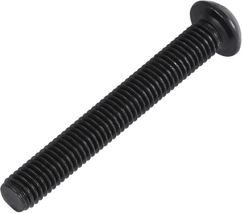 uxcell M8x55mm عرافة المقبس زر غطاء الرأس البراغي مسامير الكربون الصلب 10 قطع in Saudi Arabia