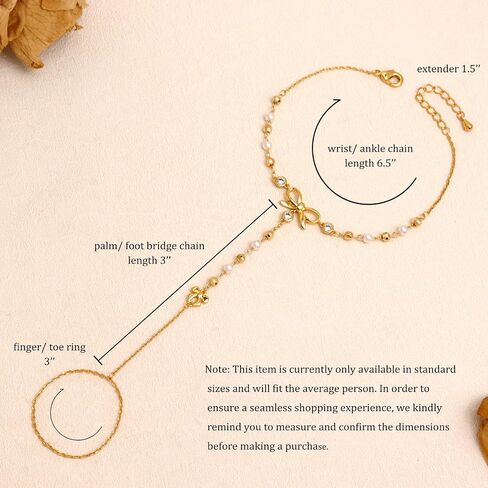 Gold Hand Chain Ring Slave Bracelets for Woman, Dainty Slave Bracelets Summer Beach Jewelry Gift. in Saudi Arabia