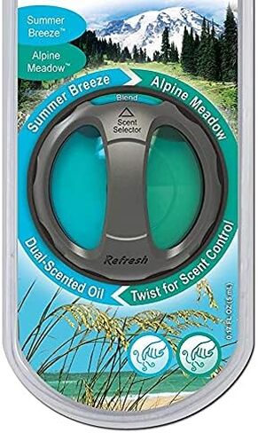 Refresh Your Car! E300865304 Dual Scent Diffuser, New Car/Cool Breeze in Saudi Arabia