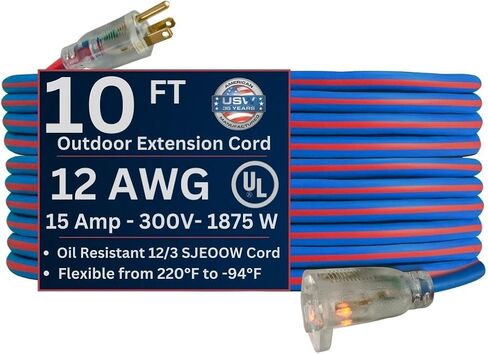 99050 Extension Cord, One Size, Multicolored, 50 Foot in Saudi Arabia