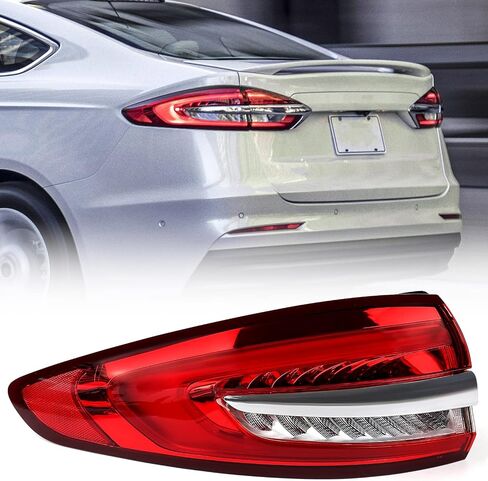 مجموعة Fione Taillight Assembly متوافقة مع Ford Fusion 2017 2018 2019 2020 مصباح خلفي للضوء الخلفي الخارجي جانب الراكب (RH) FO2804118 HS7Z13405J in Kuwait