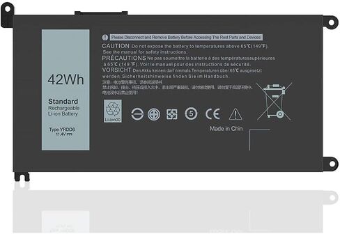 dxgh8 استبدال بطارية الكمبيوتر المحمول لـ Dell XPS 13 9370 9380 7390 2019 Inspiron 13 7000 7390 7391 2-in-1 5390 5391 14 7400 7490 Latitude 3301 E3301 Vostro 13 5000 5390 5391 P82G001 P113G001 in Kuwait